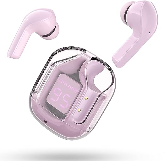 T6 Crystal Wireless Earphones -   سماعات كريستال لاسلكية T6