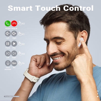 T6 Crystal Wireless Earphones -   سماعات كريستال لاسلكية T6