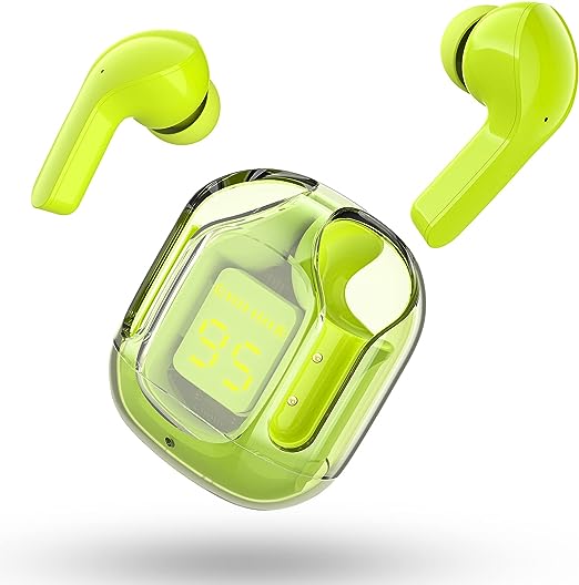 T6 Crystal Wireless Earphones -   سماعات كريستال لاسلكية T6