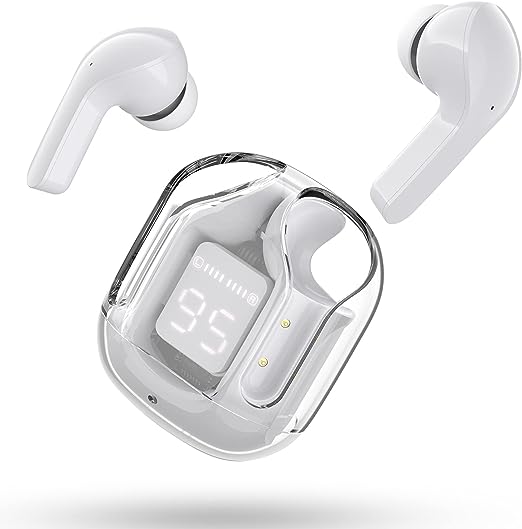 T6 Crystal Wireless Earphones -   سماعات كريستال لاسلكية T6