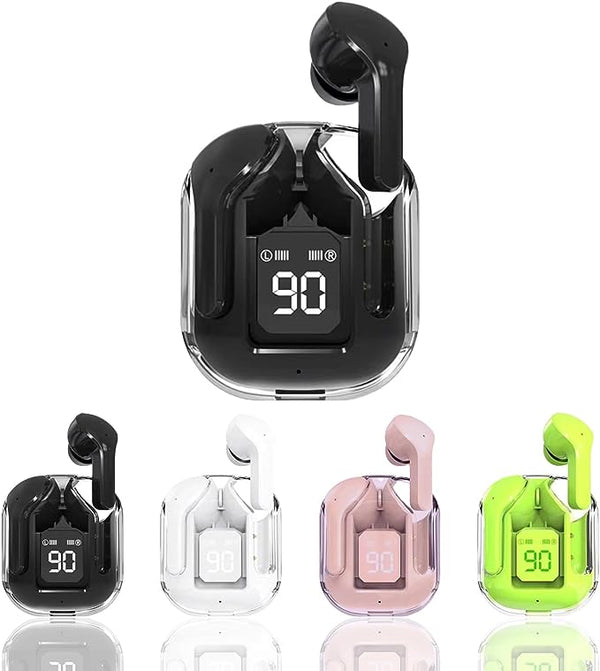 T6 Crystal Wireless Earphones -   سماعات كريستال لاسلكية T6